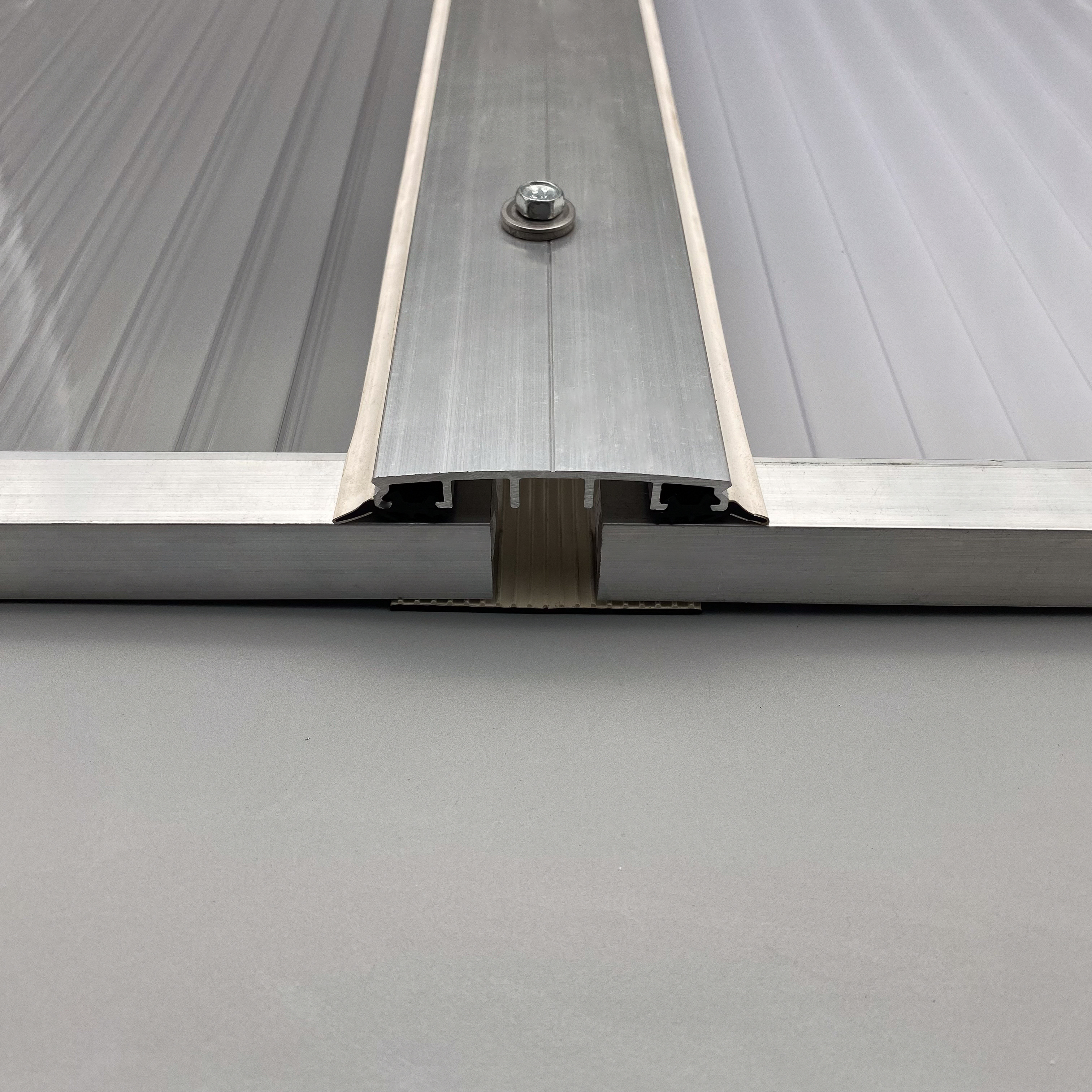 Stegplatten Komplettset Aluminium Gummi